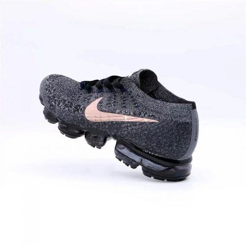Nike Air VaporMax Flyknit Lightweight Running Shoes Black and Pink