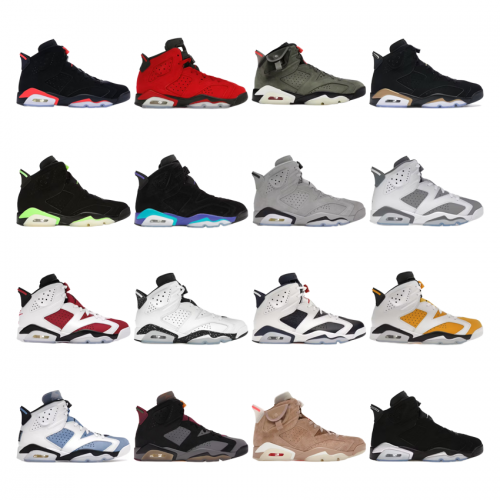 Jordan Air Jordan 6 Retro High Top Sneakers Multicolor
