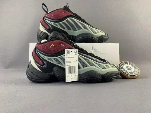 Adidas Intimidation Chunky Sneakers Black and Maroon