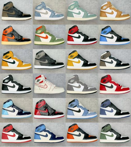 Jordan Air Jordan 1 High Retro Basketball Sneakers Multicolor
