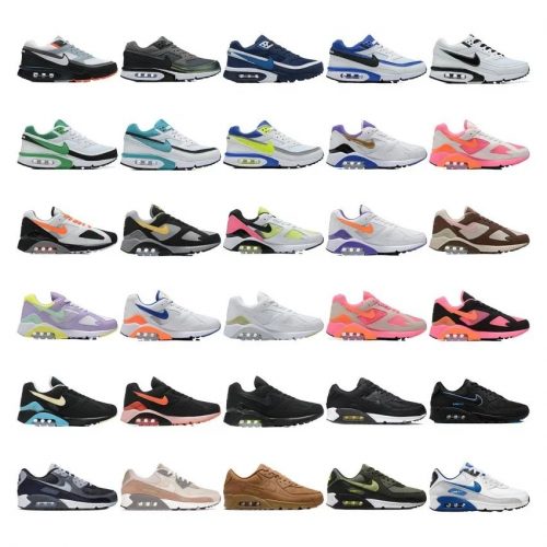 Nike Air Max 180 Retro Running Sneakers Multicolor
