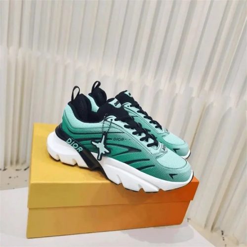 Dior B30 Chunky Sneakers Green and White