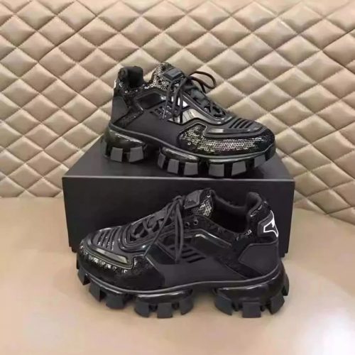 Prada Cloudbust Thunder Chunky Sneakers Black