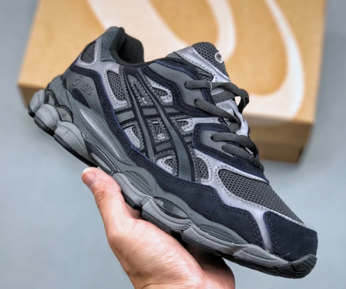 Asics Gel-Kayano 14 Chunky Sneakers Black and Gray