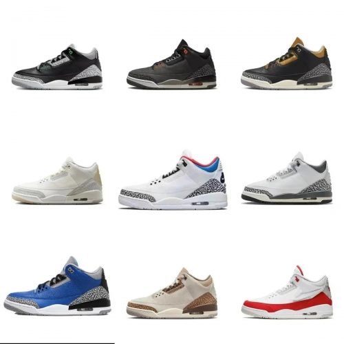 Jordan Air Jordan 3 Retro iconic basketball sneakers Multicolor