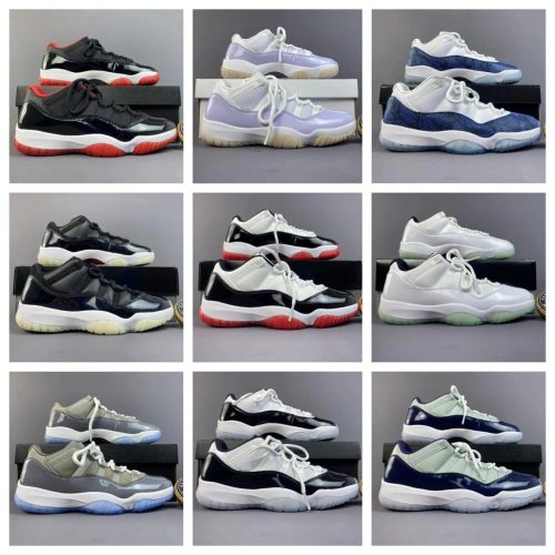 Jordan Air Jordan 11 Low Retro Basketball Sneakers Multicolor