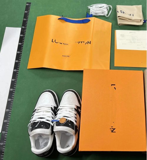 Louis Vuitton LV Trainer Chunky Sneakers White and Black