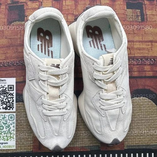 New Balance 327 Retro Suede Sneakers White