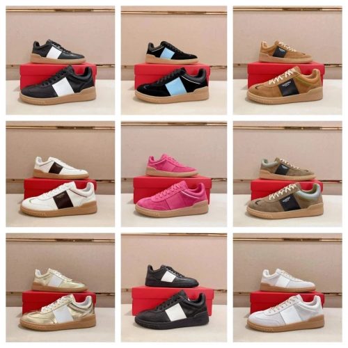 Valentino One Stud Low Top Sneakers Multicolor