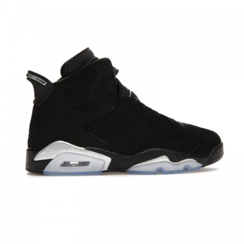 Jordan Air Jordan 6 Retro Chrome High Top Sneakers Black
