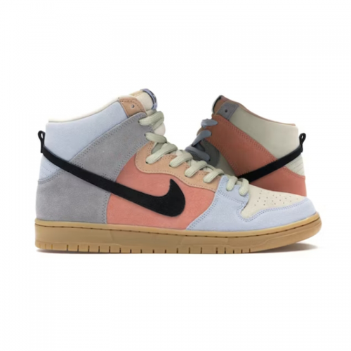 Nike Dunk High Premium Chunky Suede Sneakers Multicolor