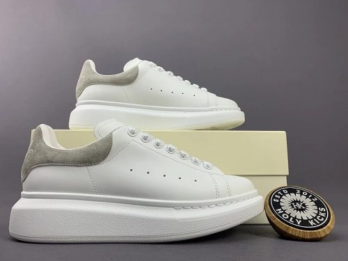 Alexander McQueen AMQ Oversized Chunky Sneakers White and Gray