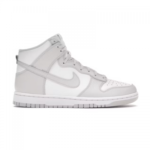 Nike Dunk High Vast Grey High Top Sneakers White and Gray