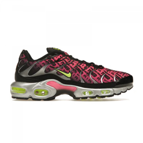 Nike Air Max Plus Tuned Air Sneakers Black and Pink