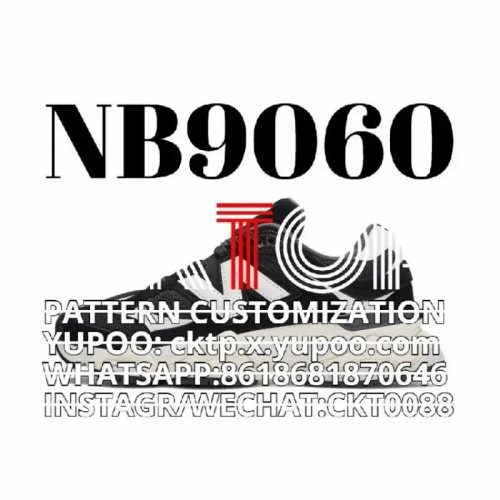 New Balance NB 9060 Chunky Sneakers Black and White