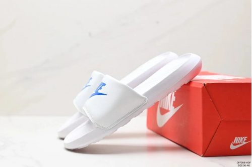 Nike Victori One Casual Slides White and Blue
