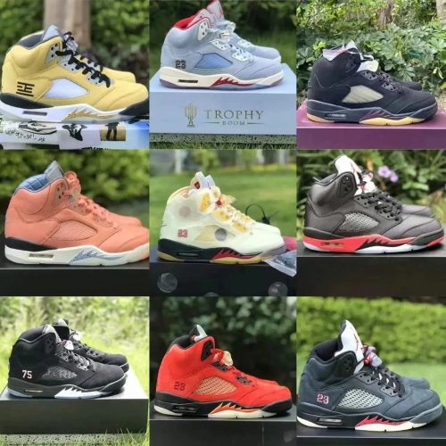 Jordan Air Jordan 5 Retro High Top Sneakers Multicolor