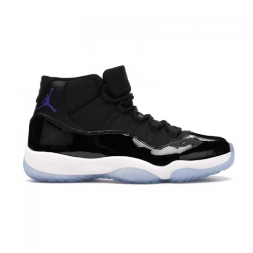 Jordan Air Jordan 11 Retro Space Jam High Top Sneakers Black and White