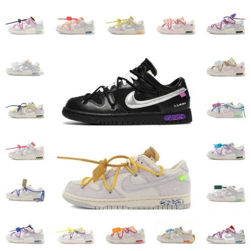 Nike Dunk Low Off-White The 50 Chunky Sneakers Multicolor