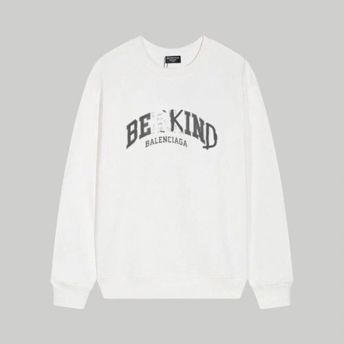 Balenciaga Be Kind Graphic Cotton Sweatshirt White