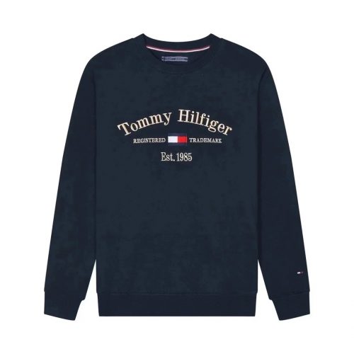 Tommy Hilfiger Est. 1985 Graphic Crewneck Sweatshirt Navy