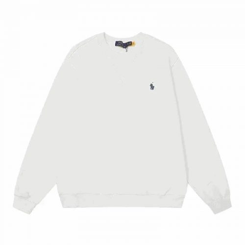 Polo Ralph Lauren PRL Classic Fleece Cotton Sweatshirt White
