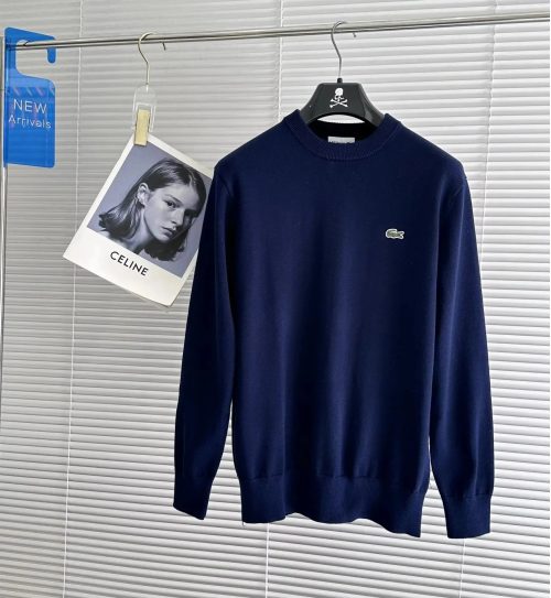 Lacoste Crewneck Knit Classic Sweater Navy