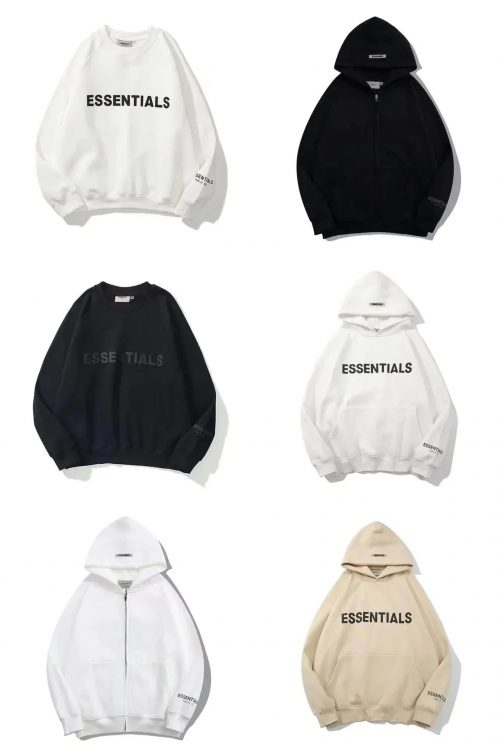 Fear of God Essentials Essentials Graphic Print Oversized Hoodie and Sweatshirt Multicolor