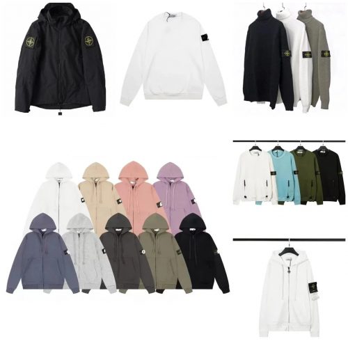Stone Island Compass Patch Collection Casual Apparel Multicolor