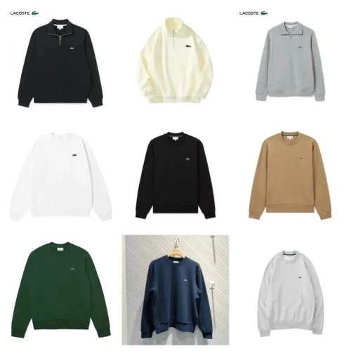 Lacoste Classic Crewneck Cotton Sweatshirt Multicolor