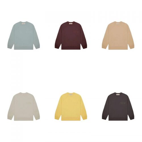 Fear of God Essentials Essentials Crewneck Sweatshirt Oversized Pullover Multicolor