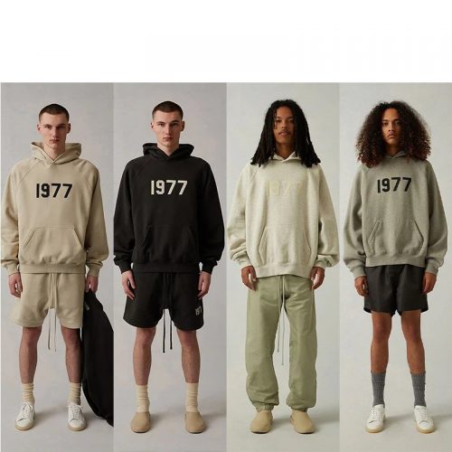 Fear of God FOG Essentials 1977 Oversized Hoodie Multicolor