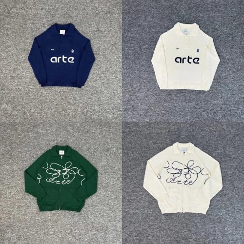 Arte Antwerp Arte Knit Zip-Up Sweater Multicolor