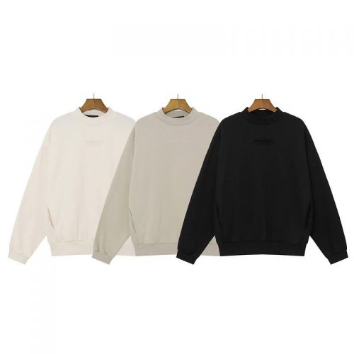 Fear of God Essentials Mock Neck Oversized Sweatshirt Multicolor