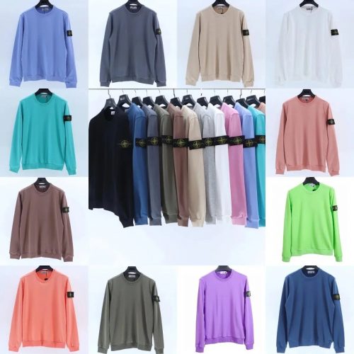 Stone Island Garment Dyed Crewneck Sweatshirt Multicolor