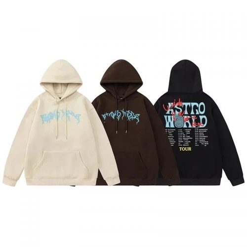 Travis Scott Astroworld Tour Graphic Streetwear Hoodie Multicolor