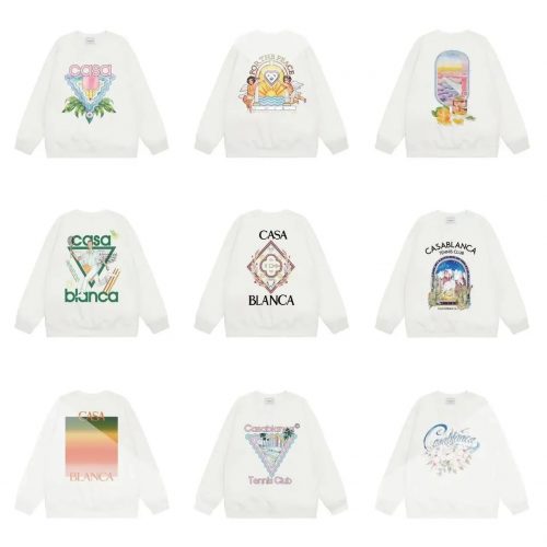 Casablanca Graphic Print Cotton Sweatshirt White