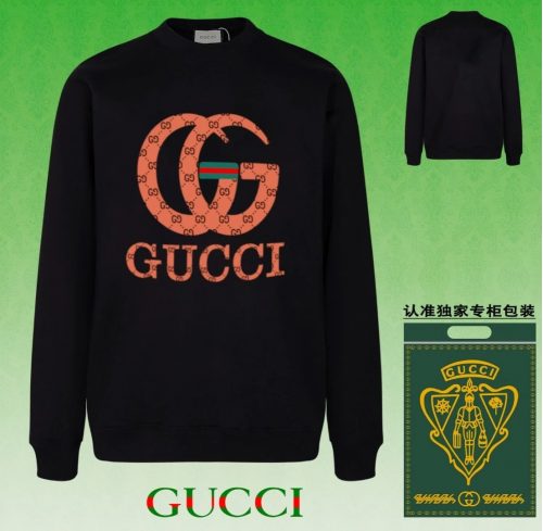 Gucci Interlocking G Print Graphic Sweatshirt Black