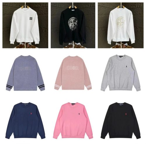 Ralph Lauren Pony Embroidery Casual Sweatshirt Black