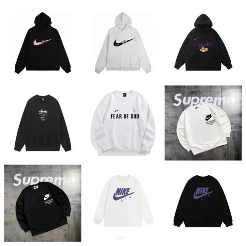 Nike Graphic Print Oversized Sweatshirt Multicolor
