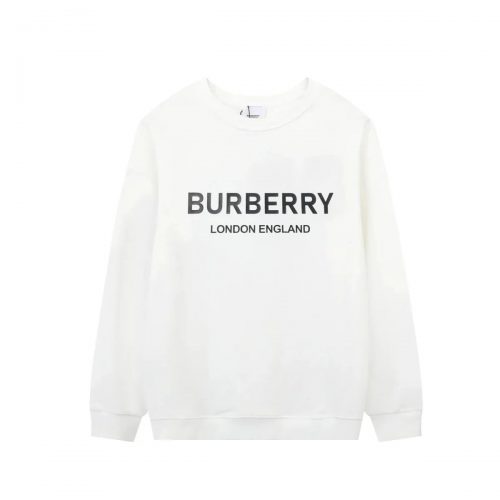 Burberry London England Print Cotton Sweatshirt White