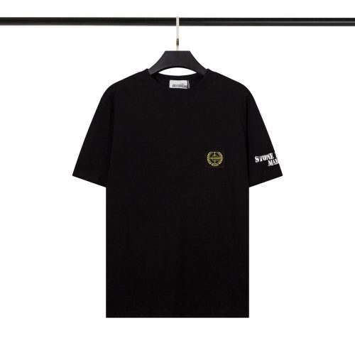 Stone Island 40 Anni Anniversary Graphic Tee T-Shirt Black