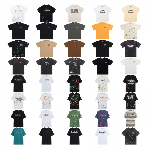 Lanvin Gallery Dept. Graphic Streetwear T-Shirt Multicolor