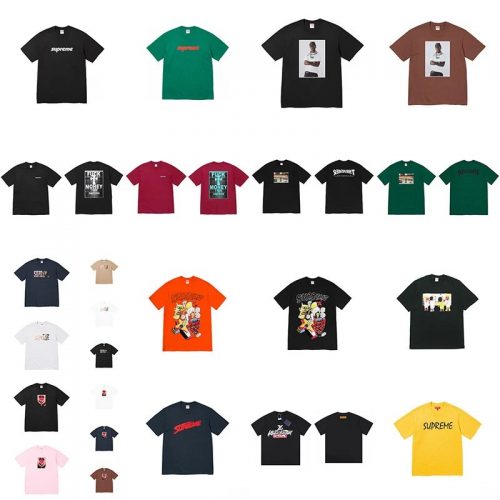 Supreme Graphic Streetwear T-Shirt Collection Multicolor