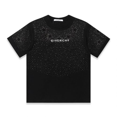 Givenchy Star Studded Graphic Tee T-Shirt Black