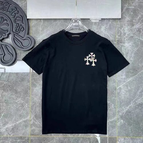 Chrome Hearts Floral Cross Graphic Tee Black