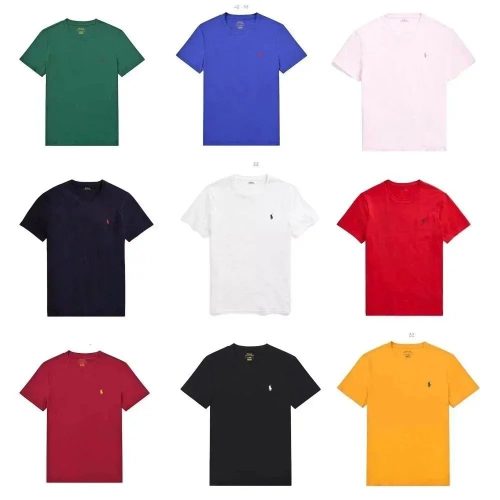 Ralph Lauren Classic Fit Crewneck Cotton T-Shirt Multicolor