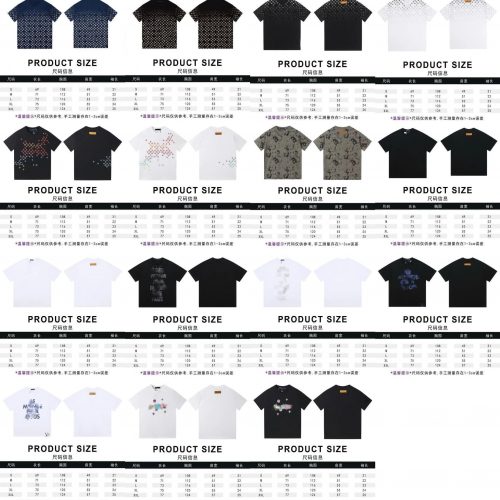 Louis Vuitton LV Graphic Print Cotton T-Shirt Black and White