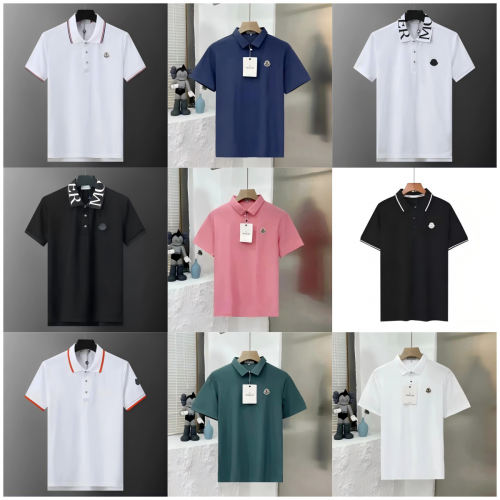 Moncler Polo Shirt Classic Cotton Short Sleeve Tee Multicolor