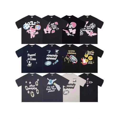 Broken Planet Graphic Print Oversized Tee Multicolor